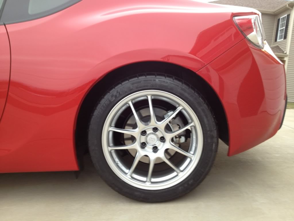 photo 1 Scion FR-S custom wheels Enkei PF01 17x7.5, ET +38, tire size 225/45 R17. x ET 