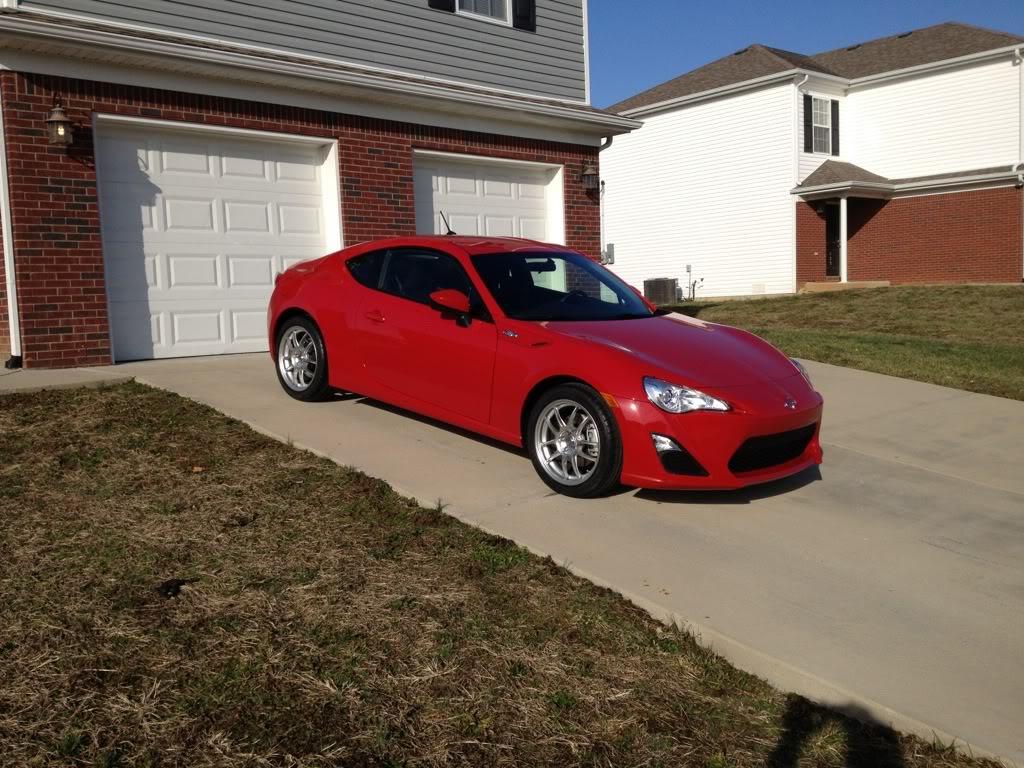 photo 3 Scion FR-S custom wheels Enkei PF01 17x7.5, ET +38, tire size 225/45 R17. x ET 