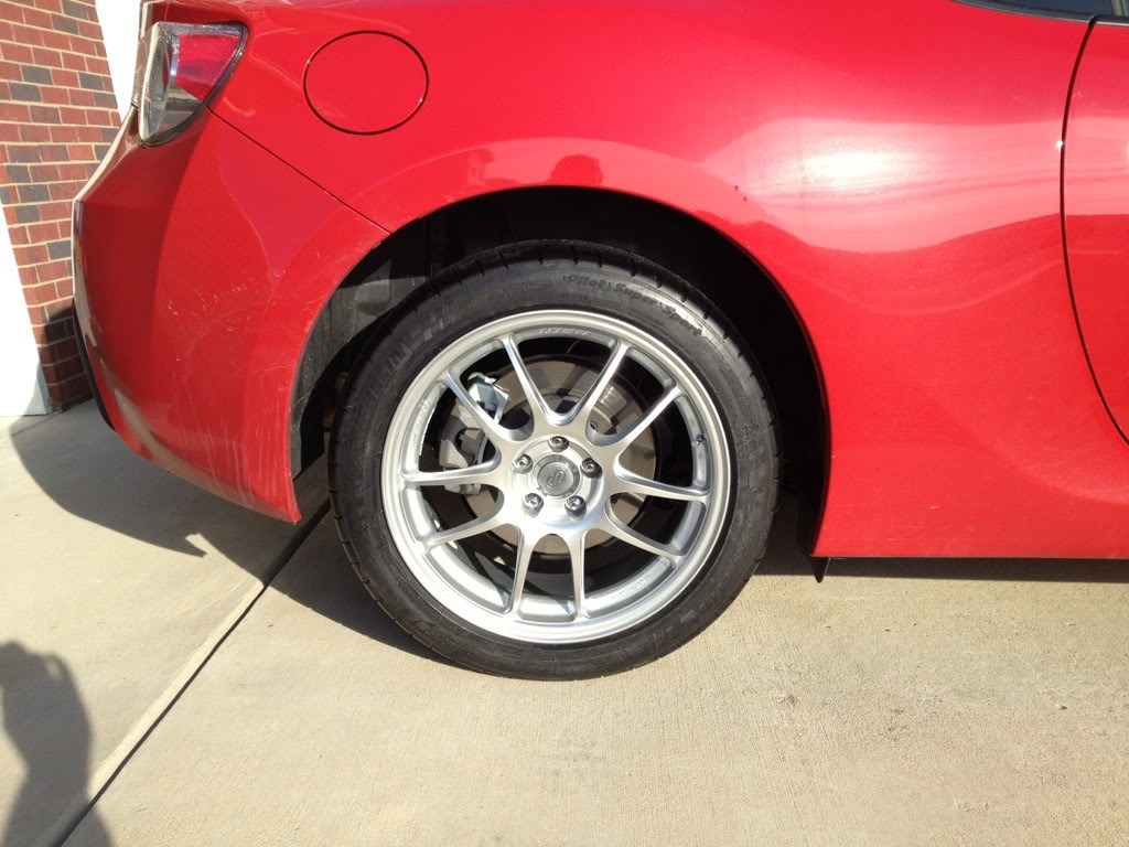 photo 5 Scion FR-S custom wheels Enkei PF01 17x7.5, ET +38, tire size 225/45 R17. x ET 