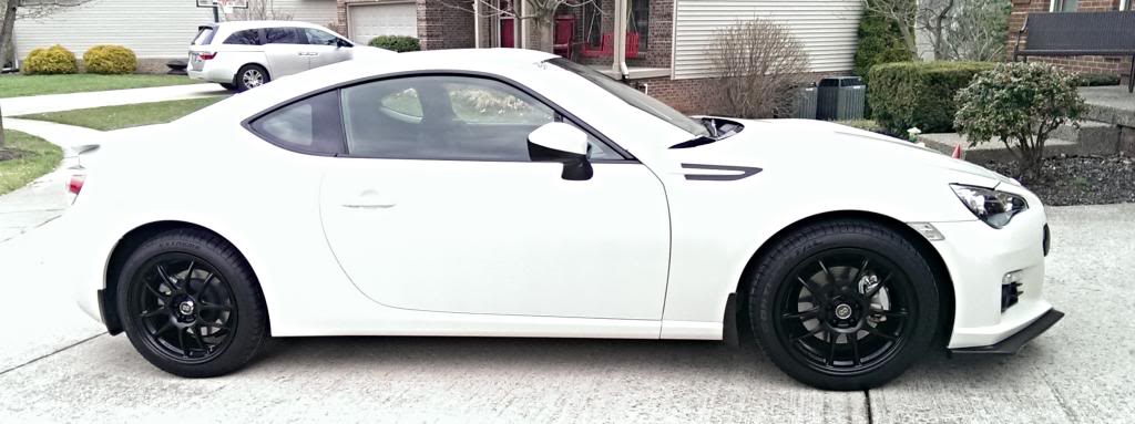 photo 4 Subaru BRZ custom wheels Enkei PF01 17x8.0, ET +45, tire size 225/45 R17. x ET 