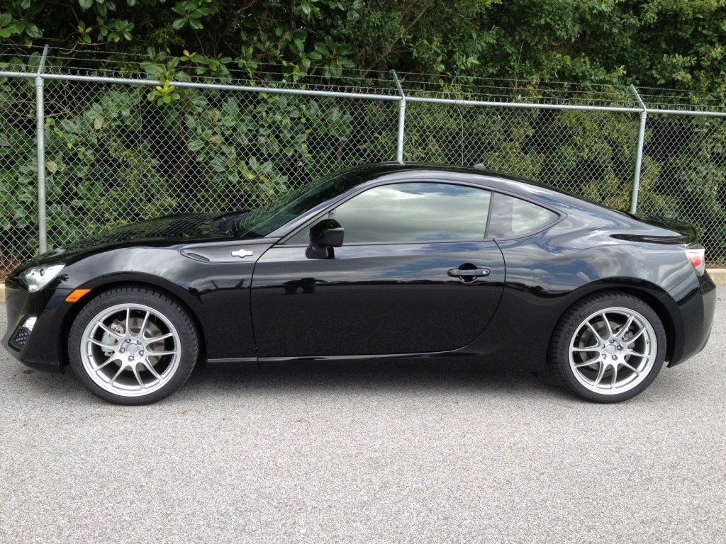photo 2 Scion FR-S custom wheels Enkei PF01 18x7.5, ET +38, tire size X R18. x ET 