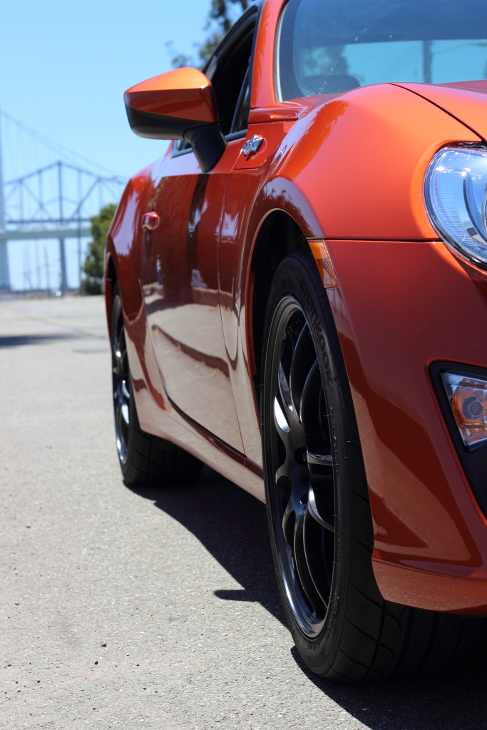 photo 3 Scion FR-S custom wheels Enkei PF01 18x7.5, ET +45, tire size 225/40 R18. x ET 