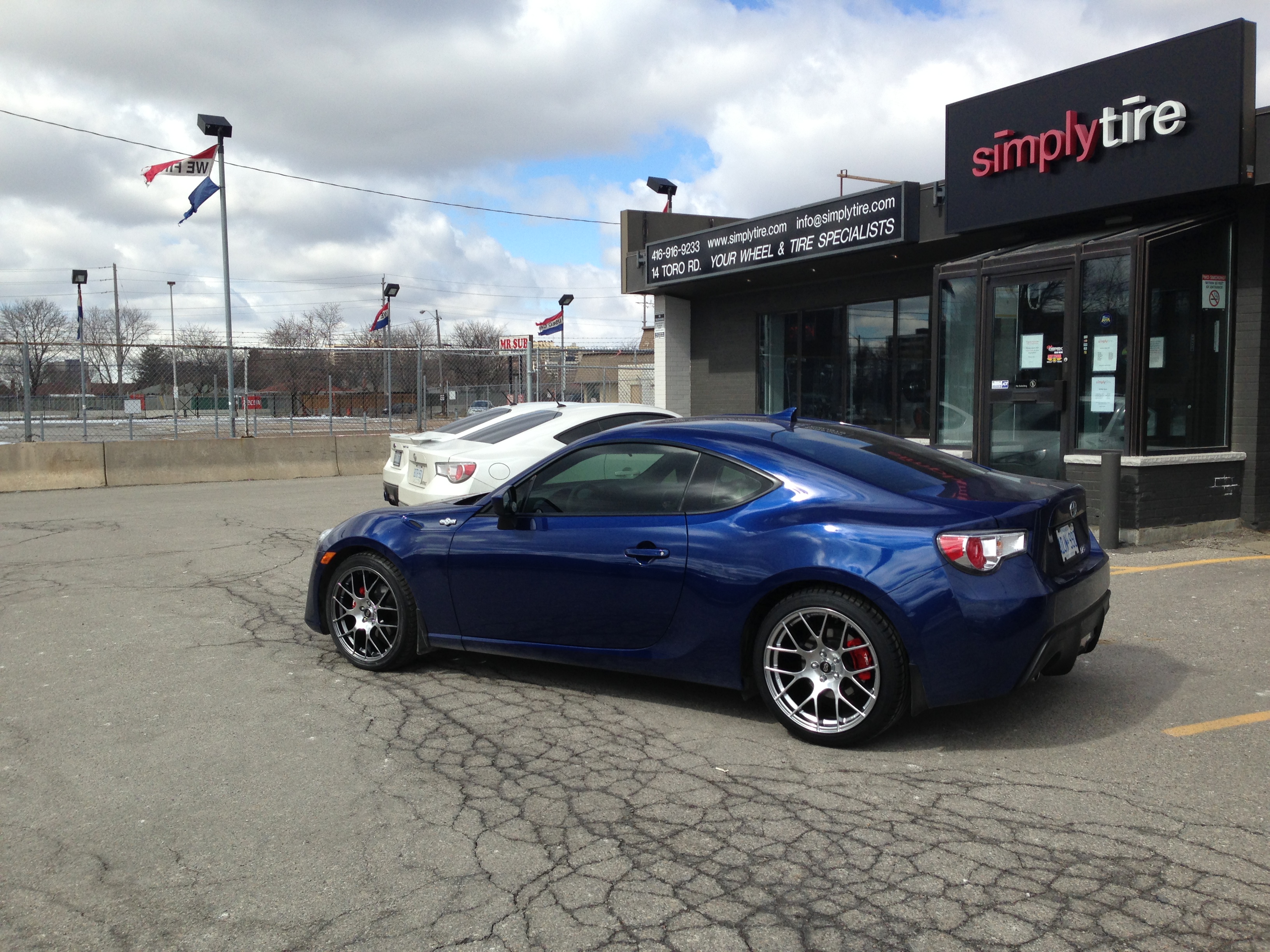 photo 2 Scion FR-S custom wheels Enkei Raijin 18x8.0, ET +40, tire size 225/40 R18. 18x9.5 ET+45 255/35 R18