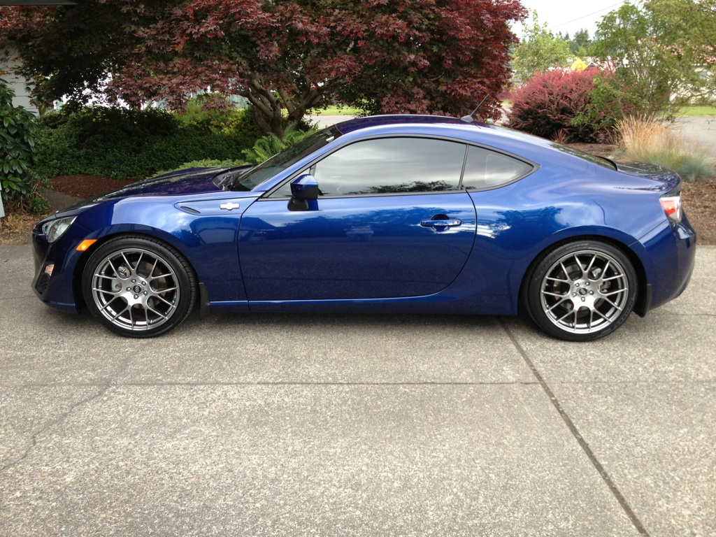 photo 2 Scion FR-S custom wheels Enkei Raijin 18x8.0, ET +45, tire size 225/45 R18. x ET 