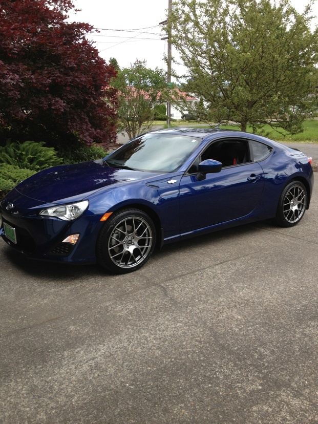 photo 5 Scion FR-S custom wheels Enkei Raijin 18x8.0, ET +45, tire size 225/45 R18. x ET 