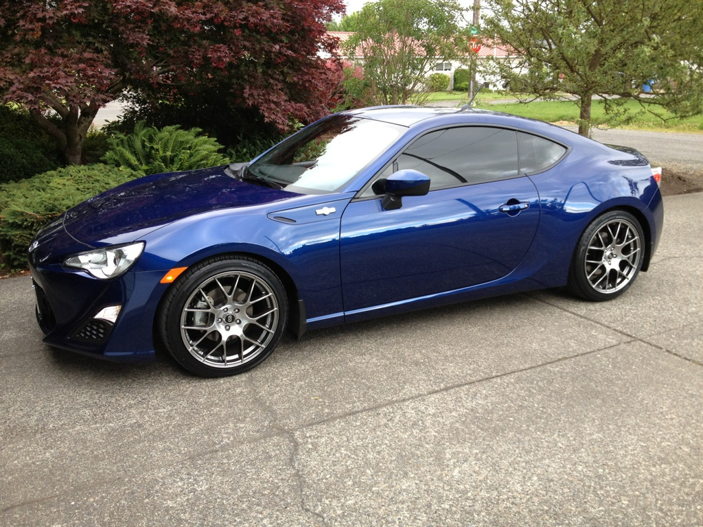 photo 1 Scion FR-S custom wheels Enkei Raijin 18x8.0, ET +45, tire size 225/45 R18. x ET 