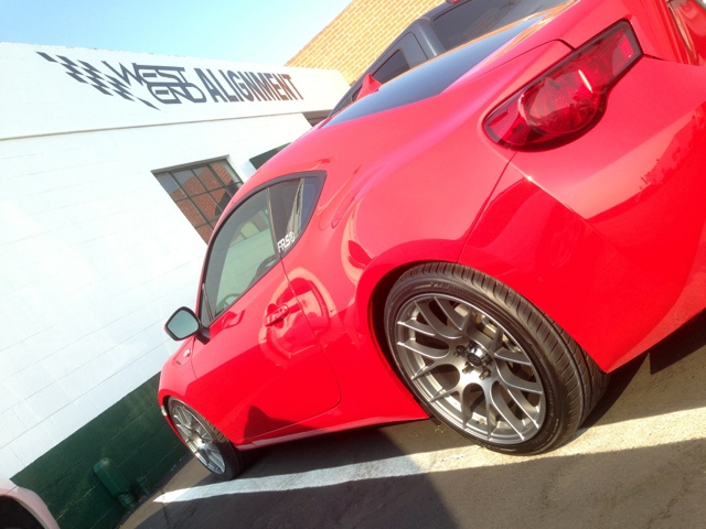 photo 1 Subaru BRZ custom wheels Enkei Raijin 18x8.0, ET +45, tire size X R18. 18x9.0 ET+45