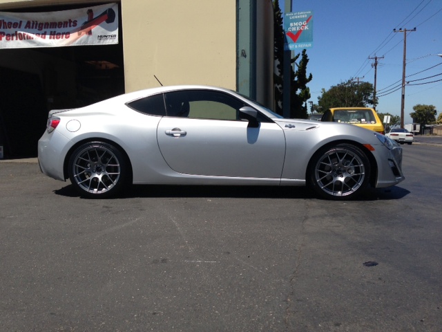 photo 2 Scion FR-S custom wheels Enkei Raijin 18x8.5, ET +45, tire size 225/40 R18. 18x9.5 ET+45 255/35 R18