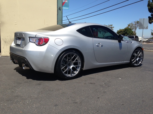 photo 3 Scion FR-S custom wheels Enkei Raijin 18x8.5, ET +45, tire size 225/40 R18. 18x9.5 ET+45 255/35 R18