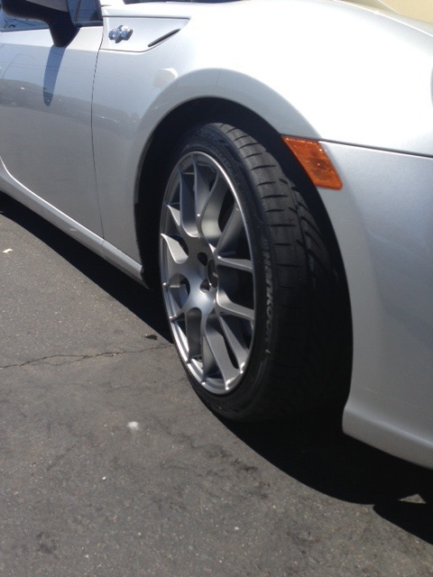 photo 4 Scion FR-S custom wheels Enkei Raijin 18x8.5, ET +45, tire size 225/40 R18. 18x9.5 ET+45 255/35 R18