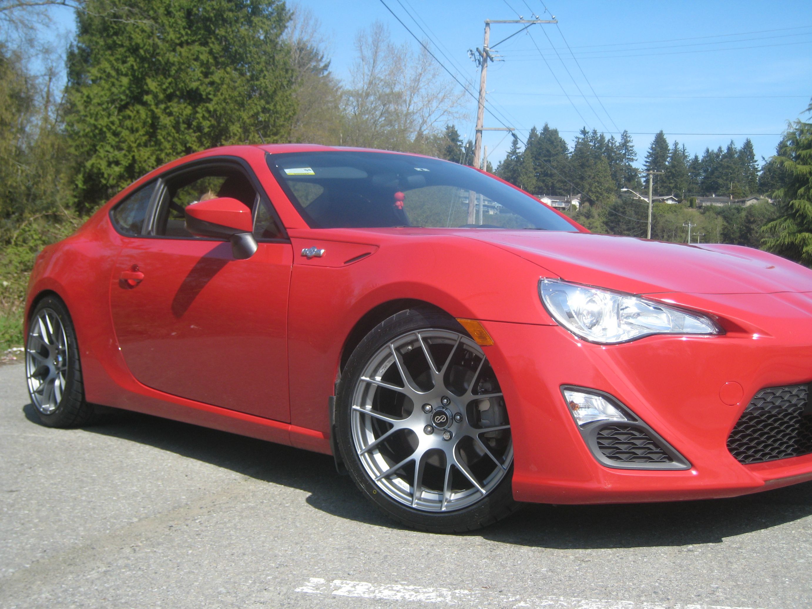 photo 1 Scion FR-S custom wheels Enkei Raijin 18x9.5, ET +45, tire size 255/35 R18. x ET 