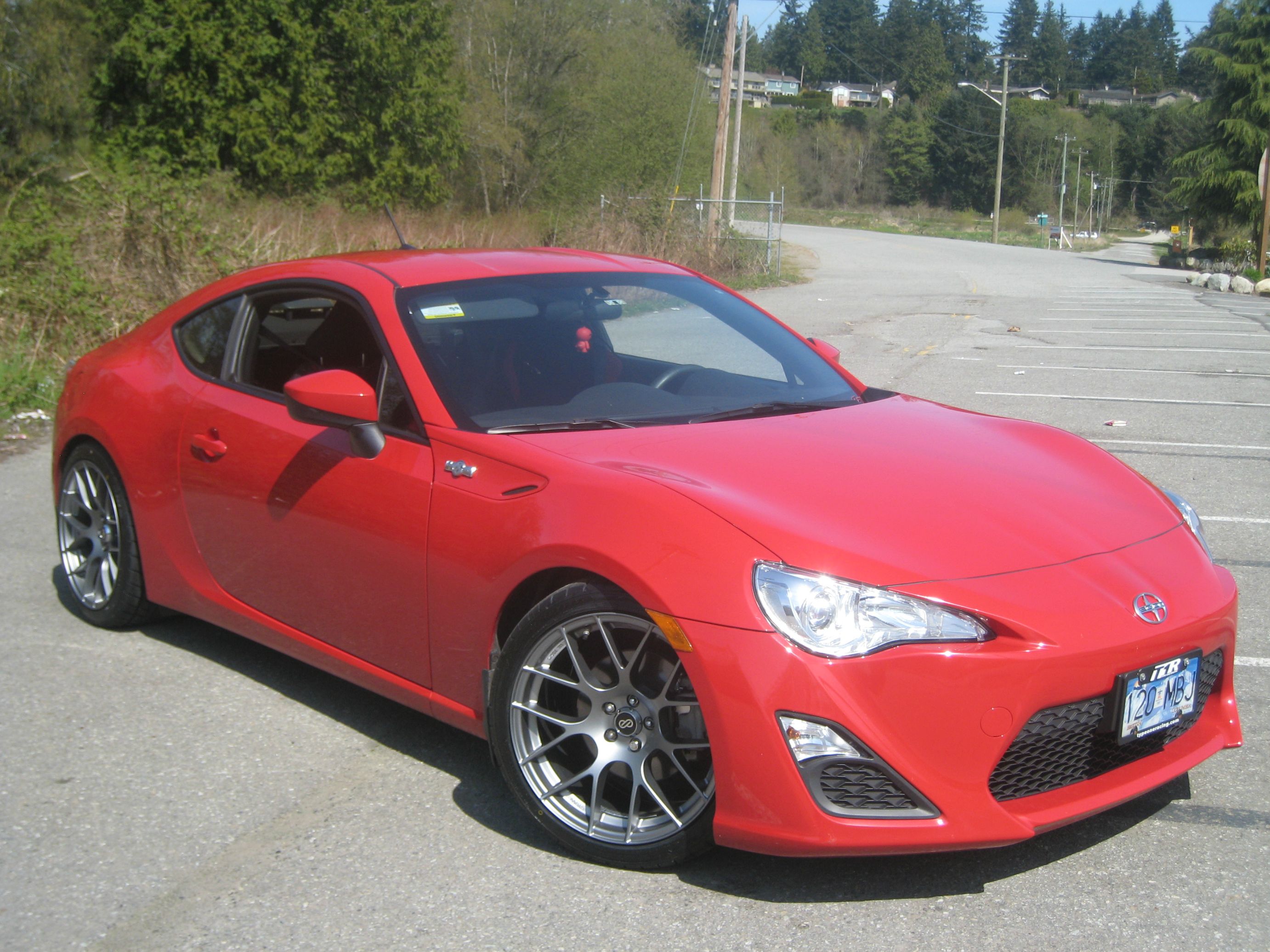 photo 4 Scion FR-S custom wheels Enkei Raijin 18x9.5, ET +45, tire size 255/35 R18. x ET 