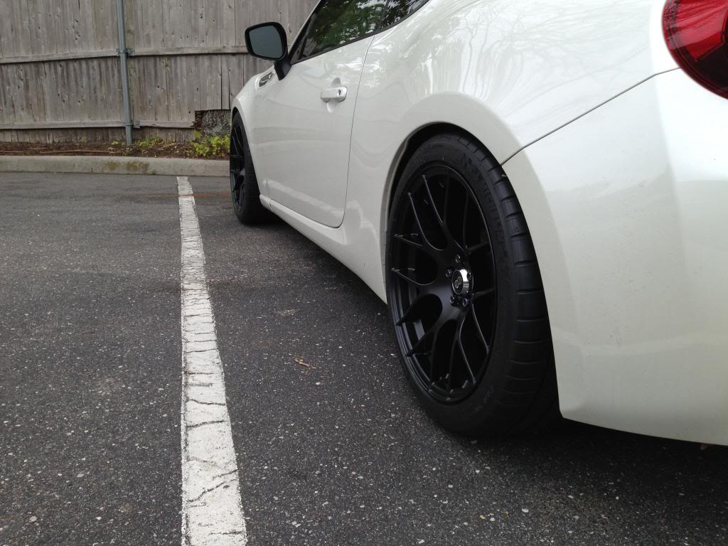 photo 4 Scion FR-S custom wheels Enkei Raijin 18x9.5, ET +45, tire size 265/35 R18. x ET