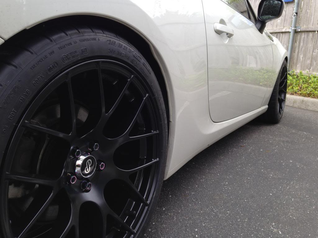 photo 1 Scion FR-S custom wheels Enkei Raijin 18x9.5, ET +45, tire size 265/35 R18. x ET