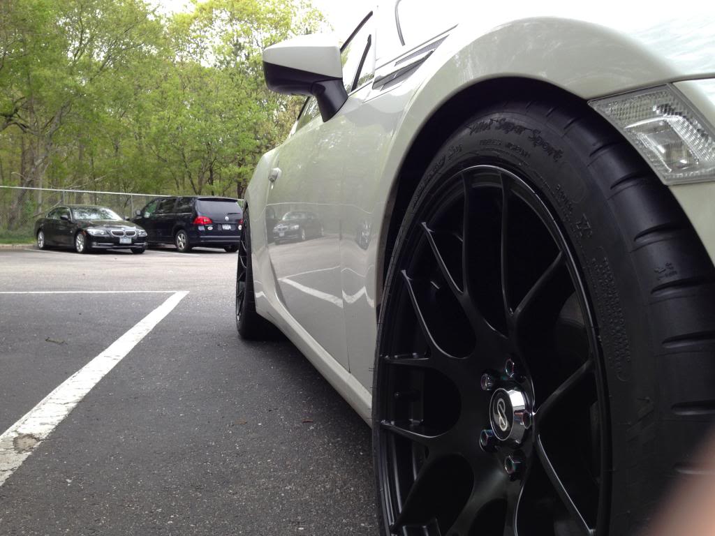 photo 6 Scion FR-S custom wheels Enkei Raijin 18x9.5, ET +45, tire size 265/35 R18. x ET