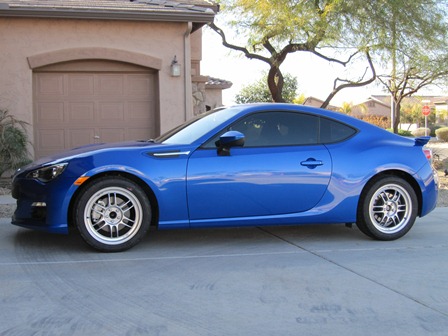 photo 3 Subaru BRZ custom wheels Enkei RPF1 17x7.0, ET +42, tire size 225/45 R17. x ET 
