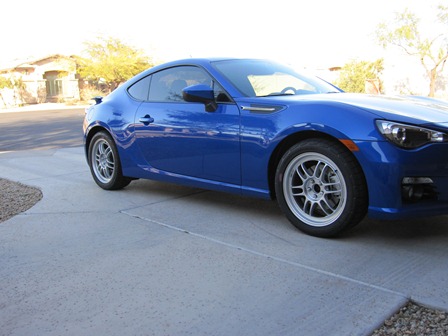 photo 4 Subaru BRZ custom wheels Enkei RPF1 17x7.0, ET +42, tire size 225/45 R17. x ET 