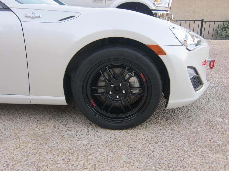 photo 1 Scion FR-S custom wheels Enkei RPF1 17x8.0, ET +45, tire size 245/40 R17. x ET 