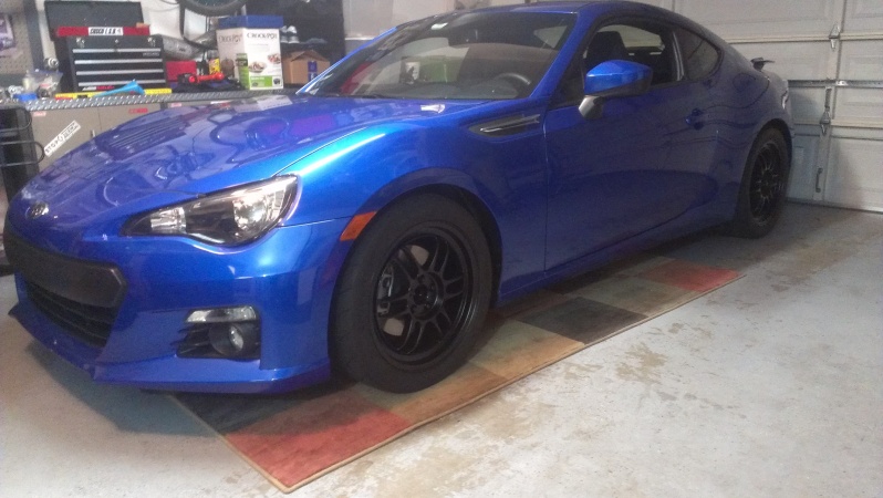 photo 1 Scion FR-S custom wheels Enkei RPF1 17x8.0, ET +45, tire size X R17. x ET 