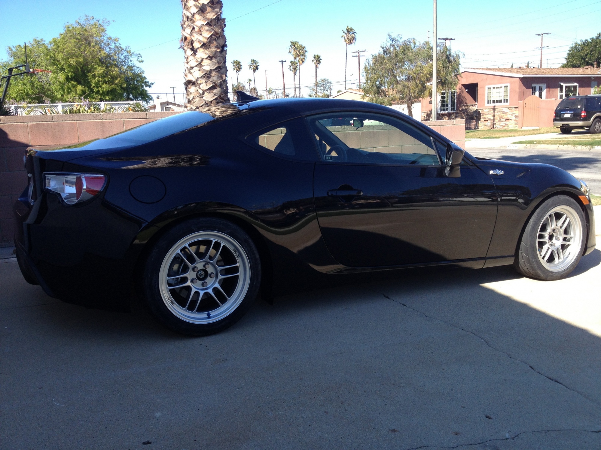 photo 1 Scion FR-S custom wheels Enkei RPF1 17x9.0, ET +35, tire size 245/40 R17. x ET 