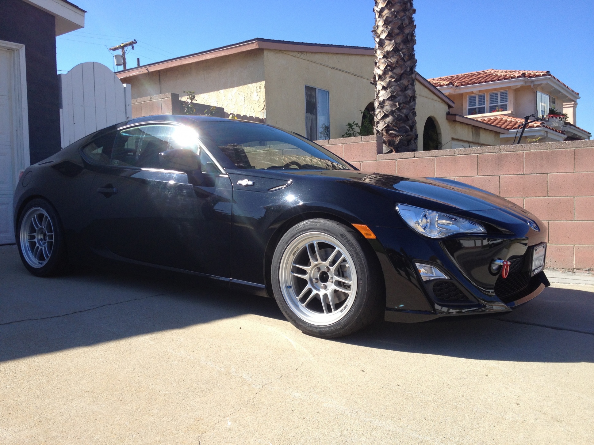 photo 4 Scion FR-S custom wheels Enkei RPF1 17x9.0, ET +35, tire size 245/40 R17. x ET 