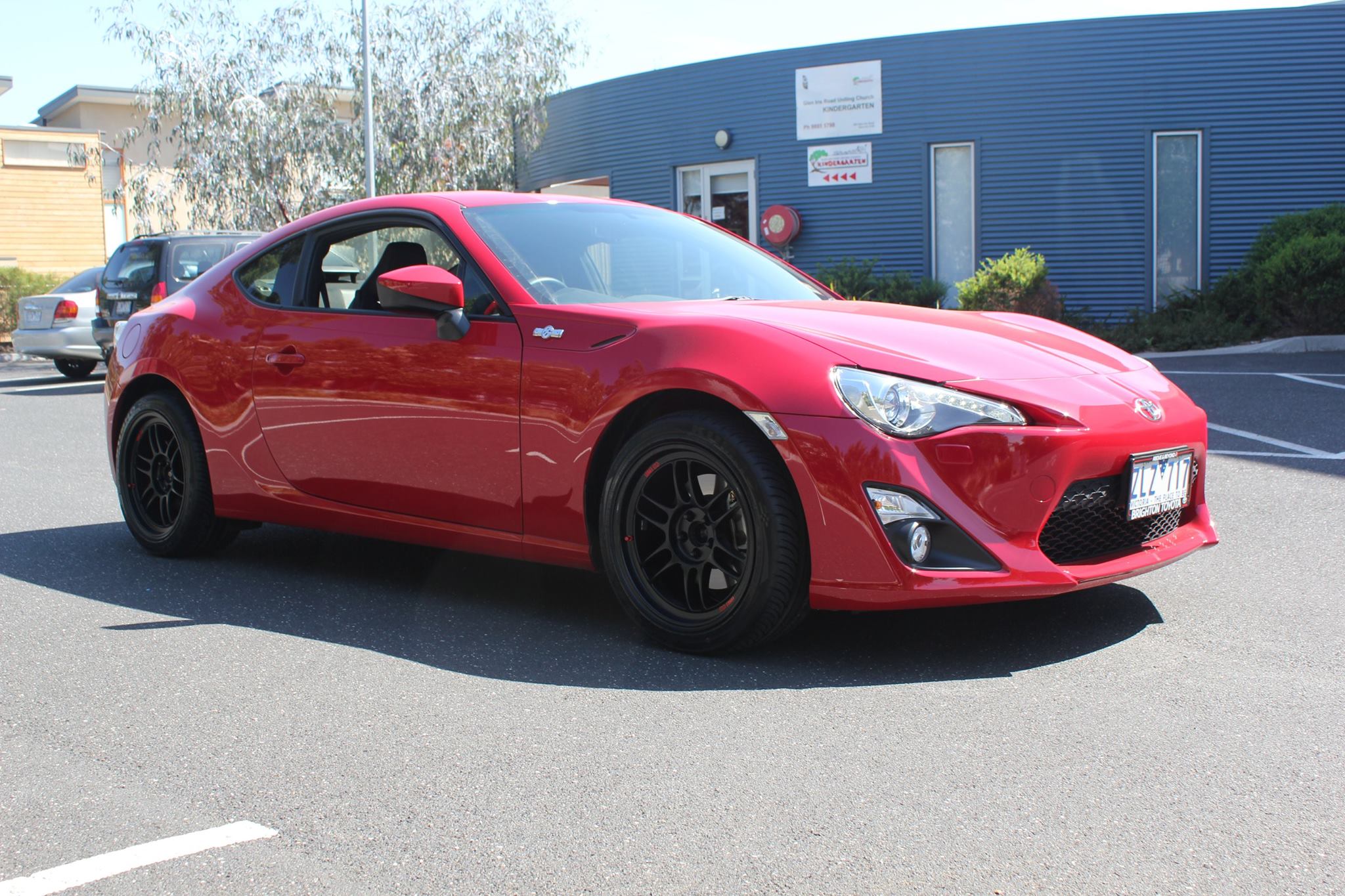 photo 2 Scion FR-S custom wheels Enkei RPF1 17x9.0, ET +35, tire size 235/40 R17. x ET 