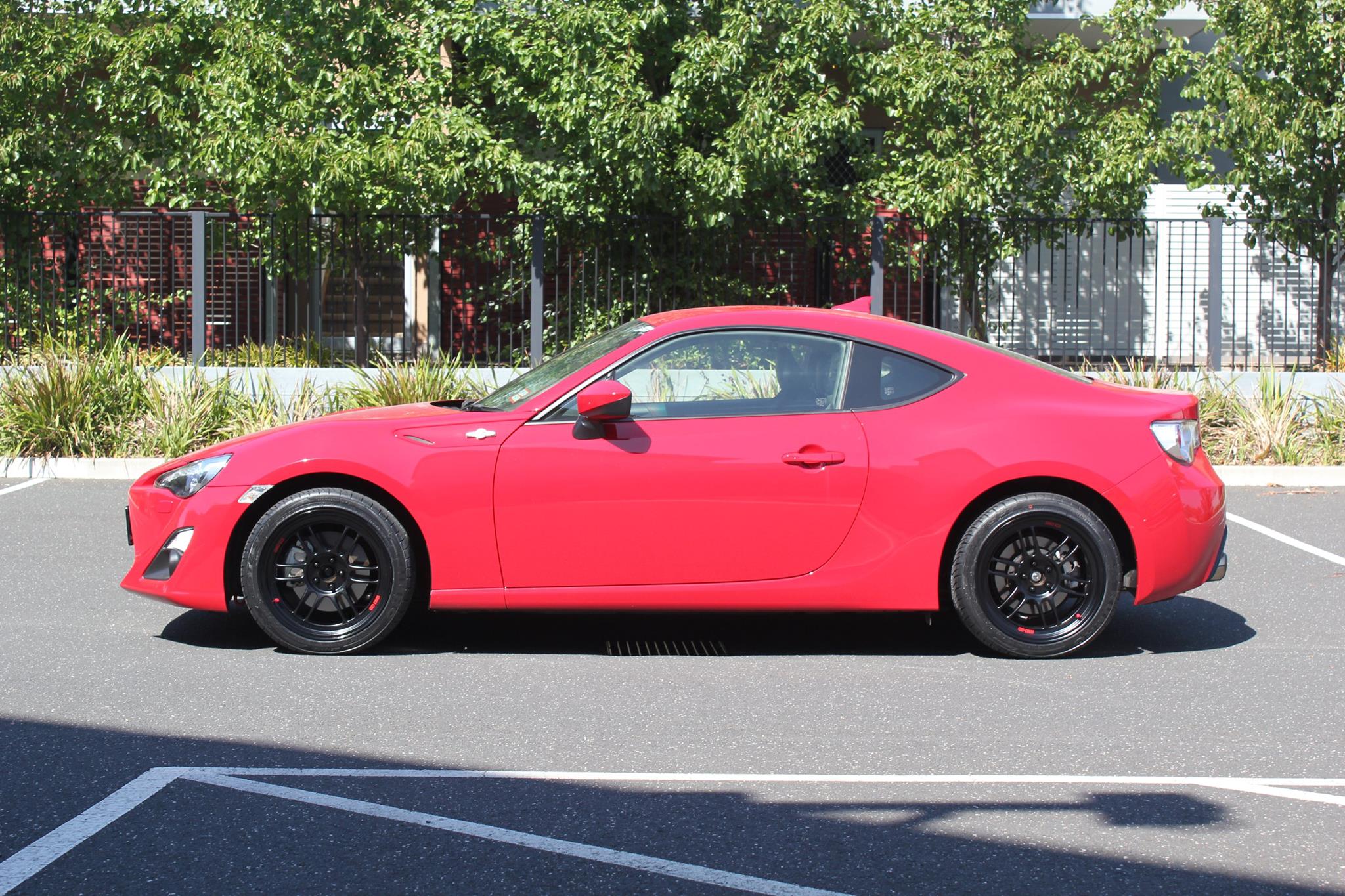 photo 4 Scion FR-S custom wheels Enkei RPF1 17x9.0, ET +35, tire size 235/40 R17. x ET 