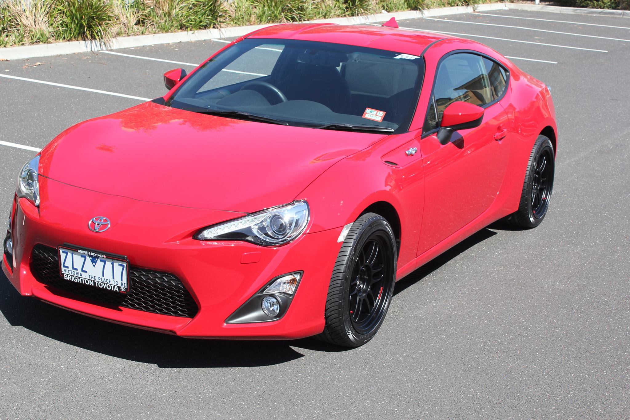 photo 5 Scion FR-S custom wheels Enkei RPF1 17x9.0, ET +35, tire size 235/40 R17. x ET 