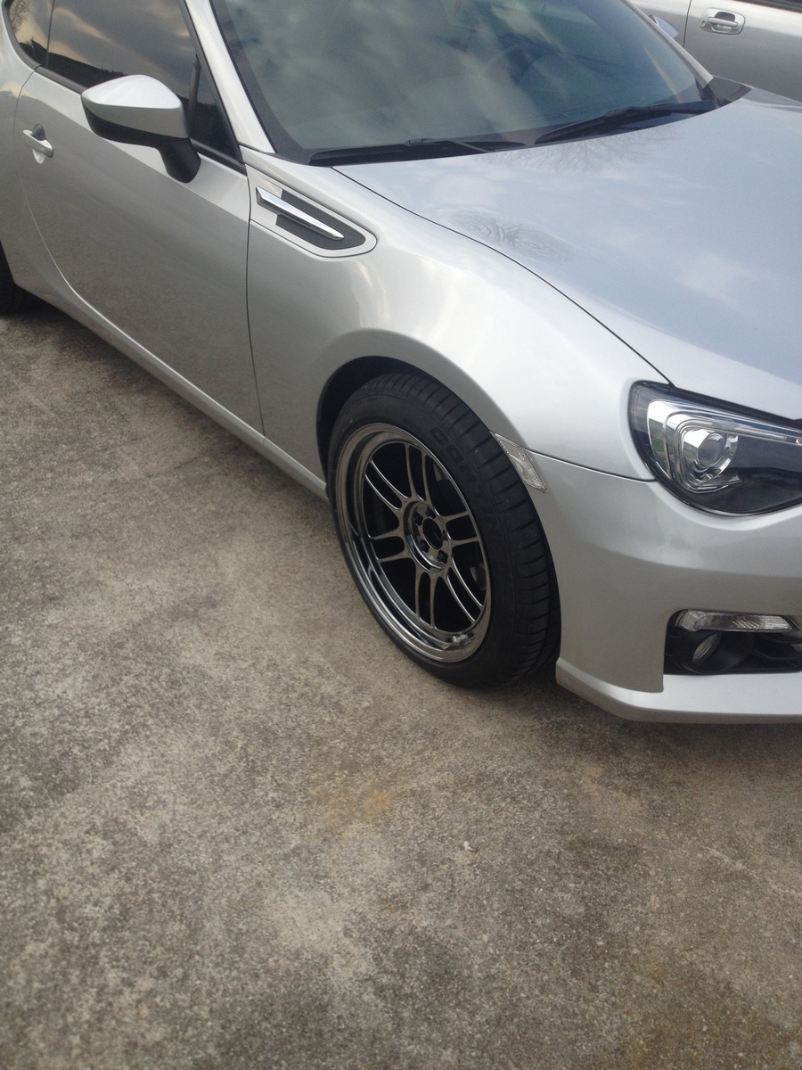 photo 4 Subaru BRZ custom wheels Enkei RPF1 18x9.5, ET +38, tire size 245/40 R18. x ET 