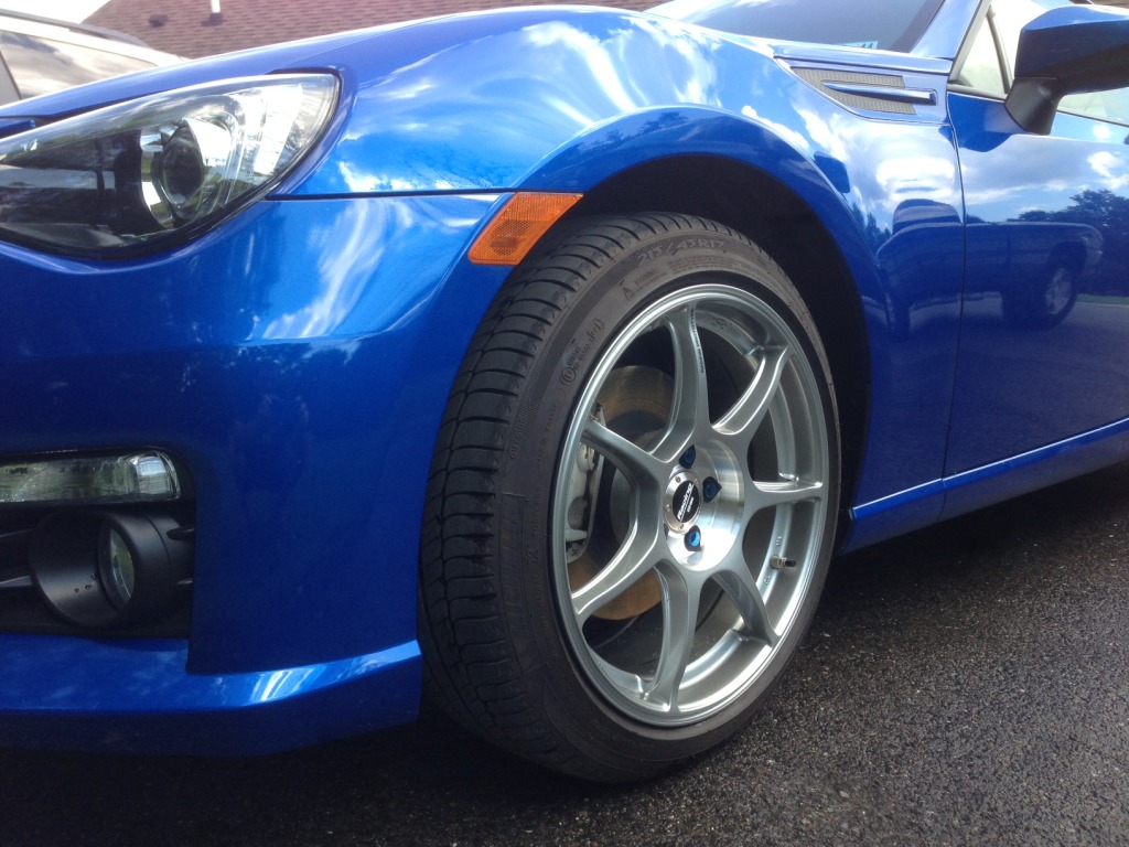 photo 1 Subaru BRZ custom wheels Enkei RS+M 17x8.0, ET +35, tire size 215/45 R17. x ET