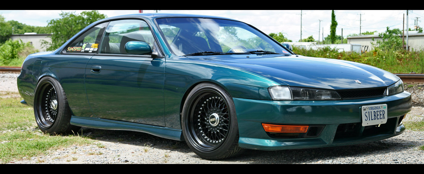 photo 9 Nissan S14 custom wheels BBS RS 17x10.0, ET +7, tire size 245/40 R17. 17x11.0 ET+12 255/40 R17