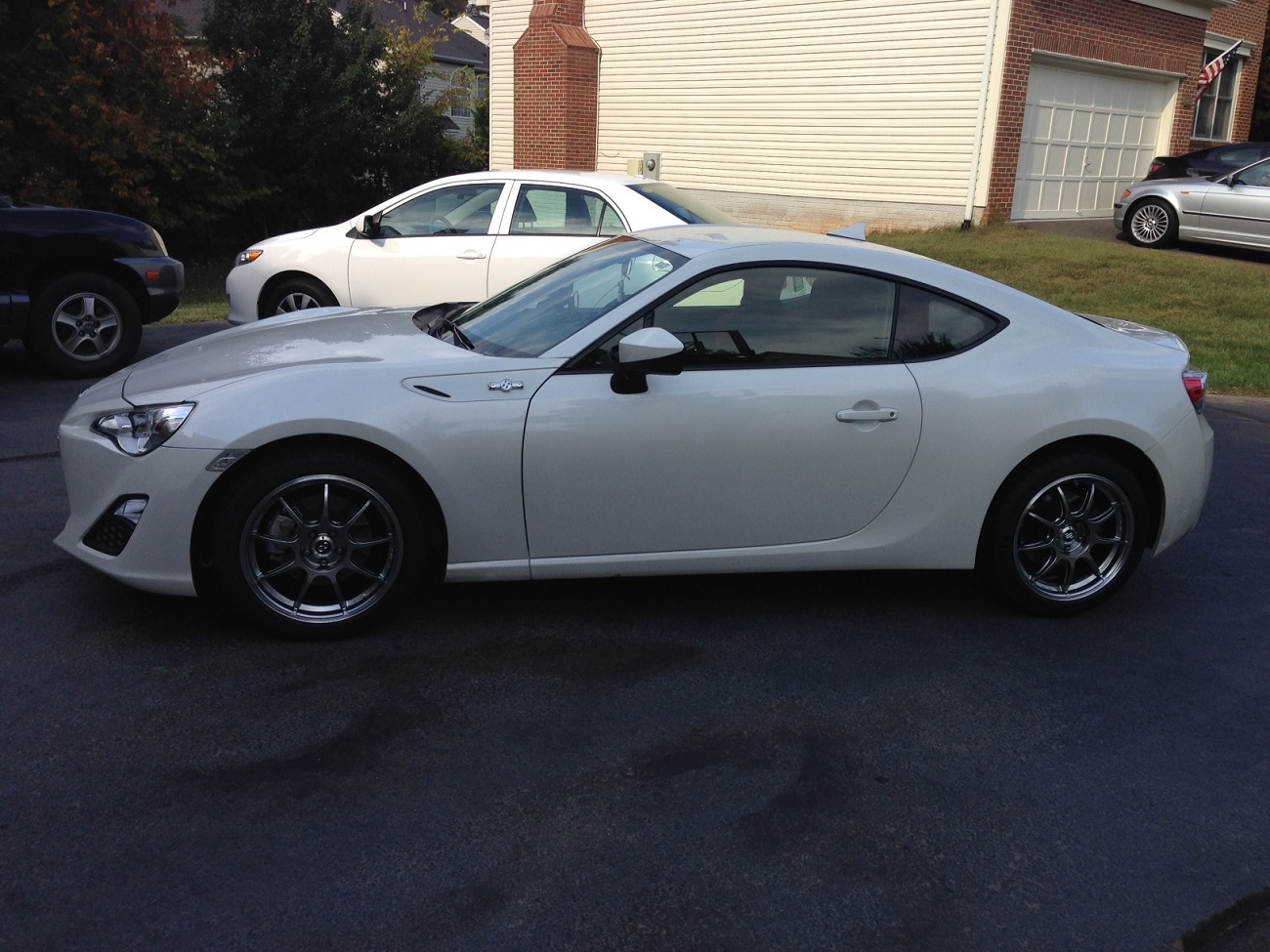 photo 2 Scion FR-S custom wheels Enkei RSM9 17x8.0, ET +48, tire size 225/45 R17. x ET 