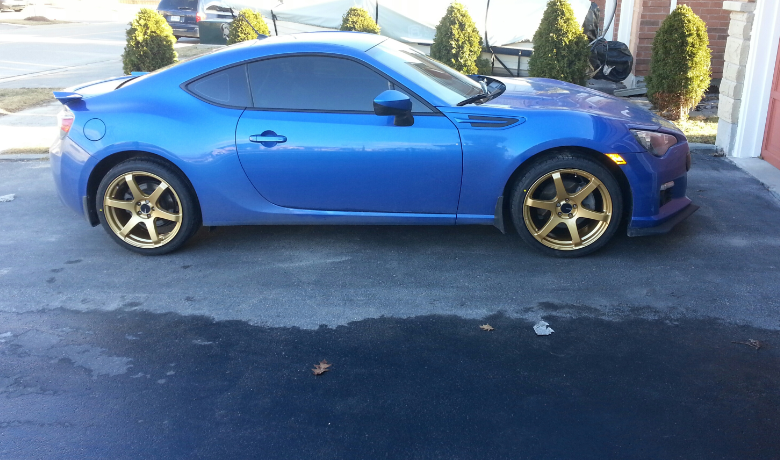 photo 1 Subaru BRZ custom wheels Enkei T6S 18x8.0, ET +45, tire size X R18. x ET 