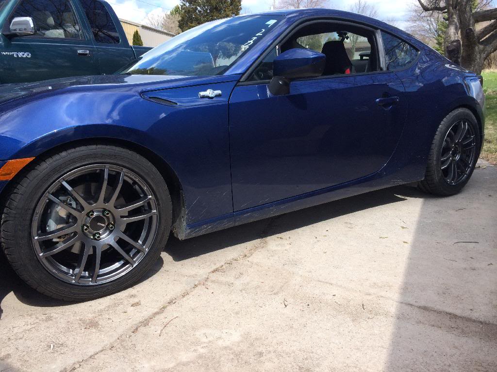 photo 1 Scion FR-S custom wheels Enkei TSP6 17x8.0, ET +45, tire size 225/45 R17. 17x9.0 ET+45 255/45 R17