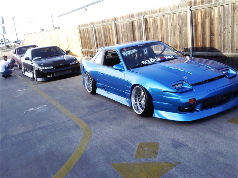 photo 2 Nissan S13 custom wheels WORK Bersaglio Mesh 18x10.0, ET -30, tire size 225/35 R18. 18x12.0 ET-17 265/35 R18