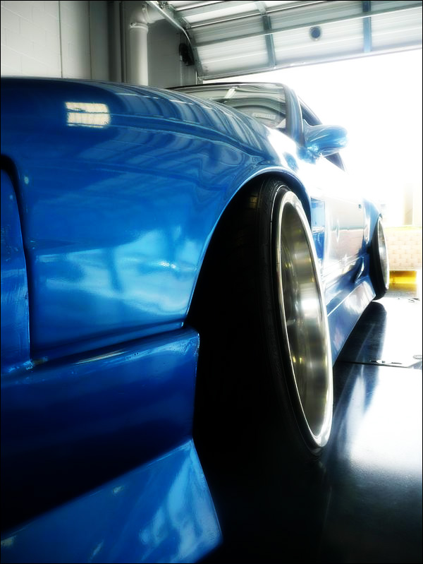 photo 5 Nissan S13 custom wheels WORK Bersaglio Mesh 18x10.0, ET -30, tire size 225/35 R18. 18x12.0 ET-17 265/35 R18
