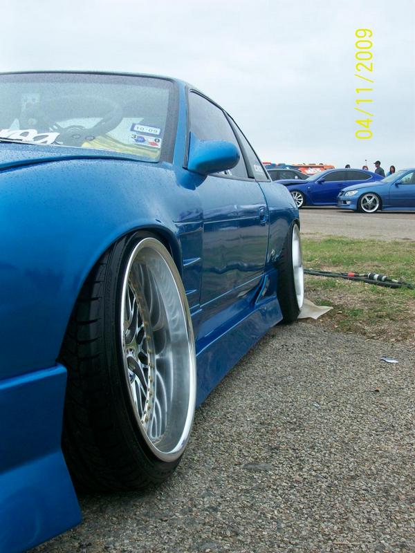 photo 6 Nissan S13 custom wheels WORK Bersaglio Mesh 18x10.0, ET -30, tire size 225/35 R18. 18x12.0 ET-17 265/35 R18