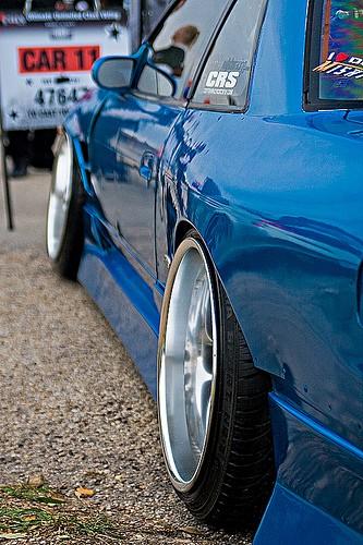photo 8 Nissan S13 custom wheels WORK Bersaglio Mesh 18x10.0, ET -30, tire size 225/35 R18. 18x12.0 ET-17 265/35 R18