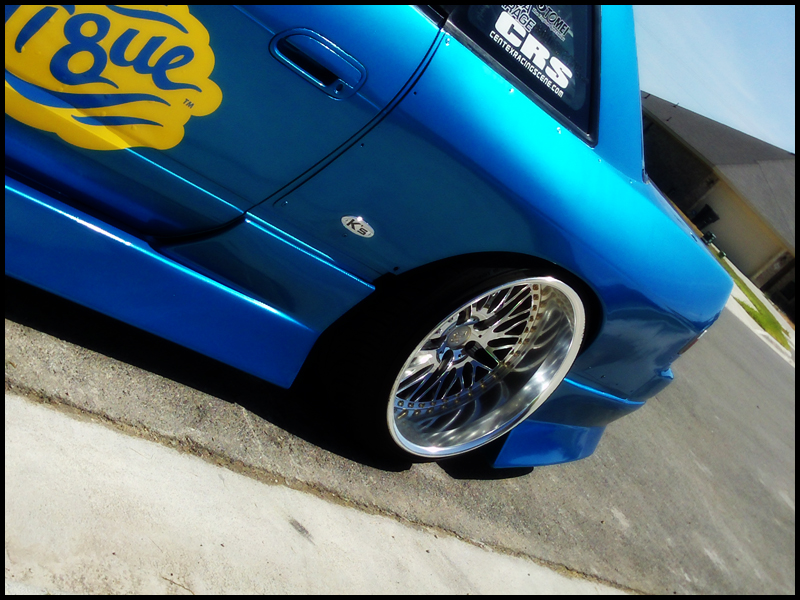 photo 11 Nissan S13 custom wheels WORK Bersaglio Mesh 18x10.0, ET -30, tire size 225/35 R18. 18x12.0 ET-17 265/35 R18