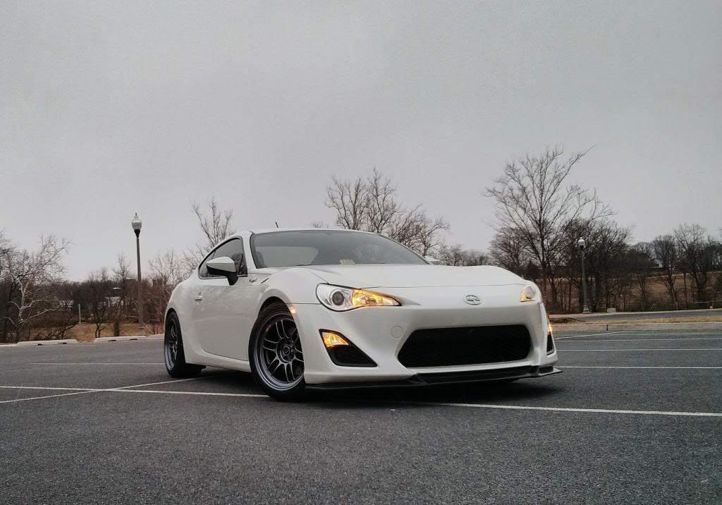 photo 1 Scion FR-S custom wheels Enkei RPF1 17x9.0, ET +35, tire size 245/40 R17. x ET