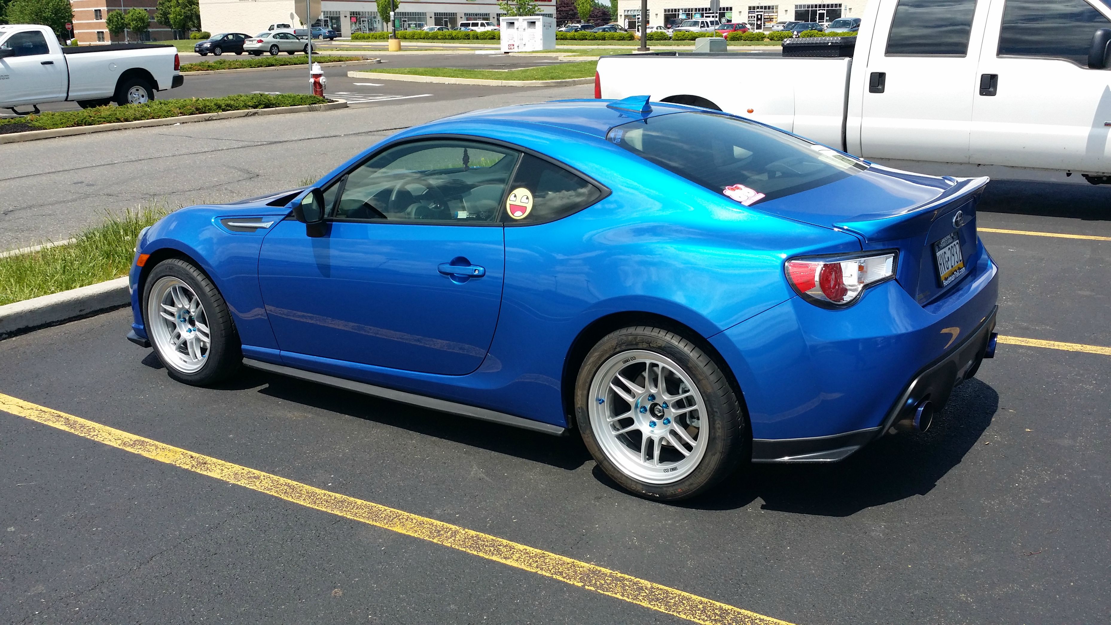 photo 3 Subaru BRZ custom wheels Enkei RPF1 17x9.0, ET +35, tire size 235/45 R17. x ET 255/40 R