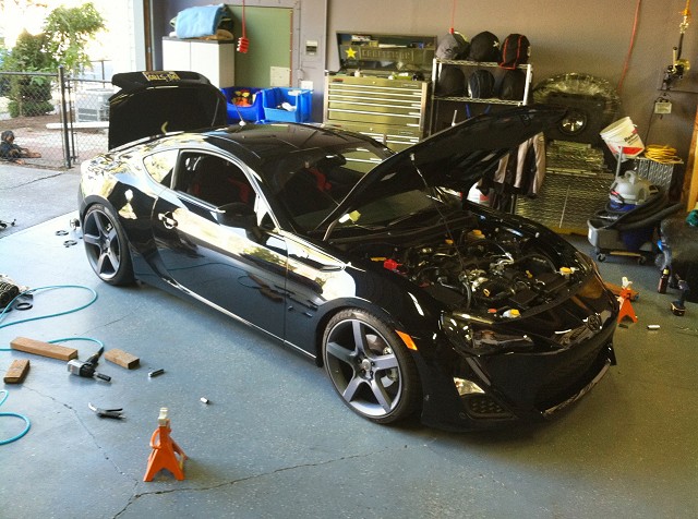 photo 2 Scion FR-S custom wheels Five:AD R5:F 19x8.5, ET +45, tire size 225/35 R19. 19x9.5 ET+35 235/35 R19