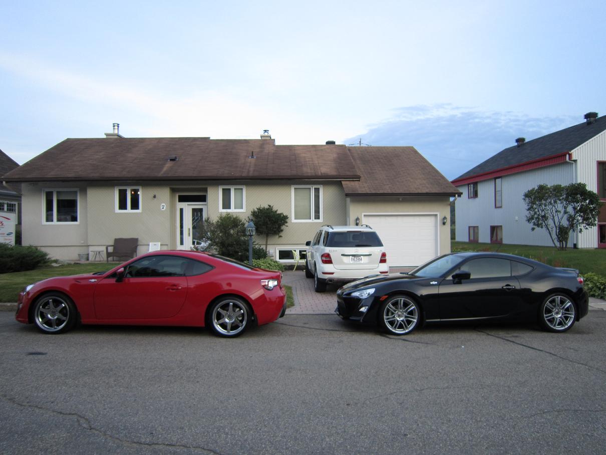 photo 6 Scion FR-S custom wheels Five:AD S7:F 19x8.5, ET +45, tire size 225/35 R19. x ET 245/35 R