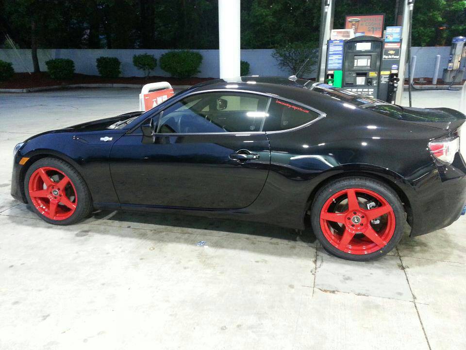 photo 1 Scion FR-S custom wheels Forgestar CF5 18x8.5, ET +42, tire size 235/40 R18. 18x9.5 ET+45 265/35 R18