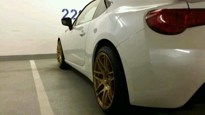photo 1 Subaru BRZ custom wheels Forgestar F14 18x8.5, ET +38, tire size 225/40 R18. 18x9.5 ET+38 245/35 R18