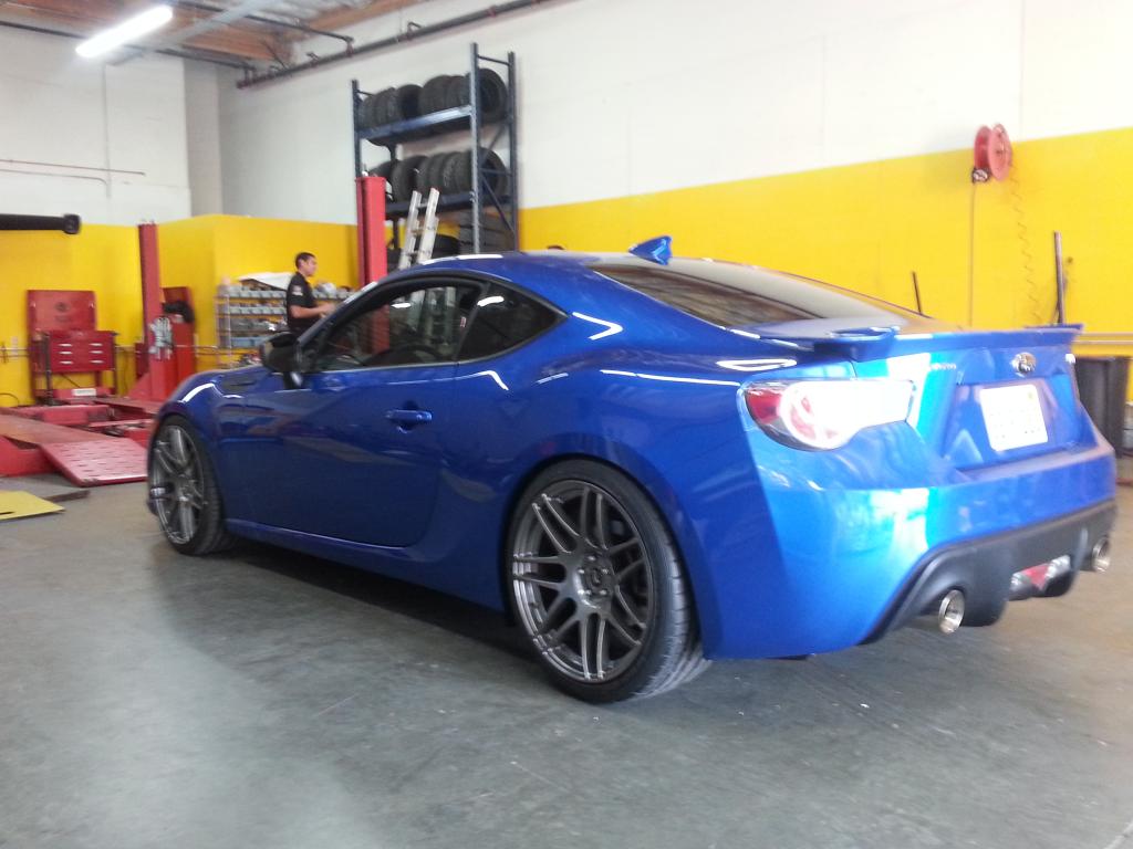 photo 1 Subaru BRZ custom wheels Forgestar F14 19x8.5, ET +35, tire size X R19. 19x9.5 ET+38