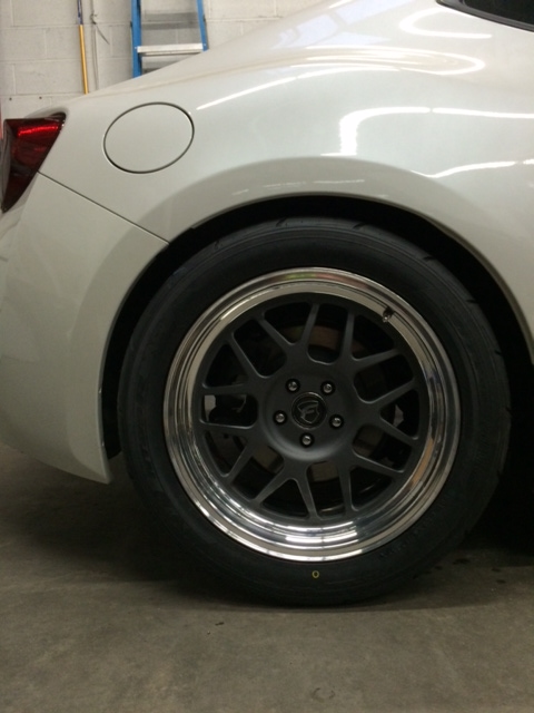 photo 1 Scion FR-S custom wheels Forgestar F14F 17x9.5, ET +38, tire size 255/40 R17. x ET 275/40 R