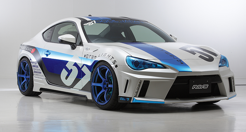 photo 1 Subaru BRZ custom wheels Gram Lights 57C6 18x9.5, ET +25, tire size X R18. 19x9.5 ET+12 