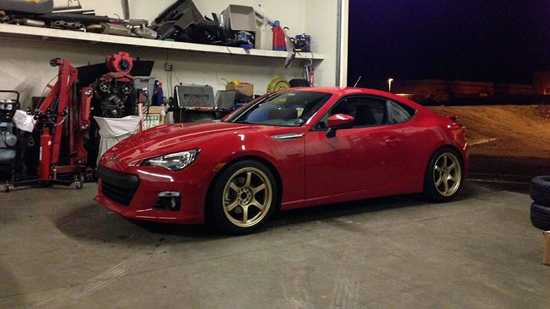 photo 3 Subaru BRZ custom wheels Gram Lights 57DR 17x9.0, ET +35, tire size X R17. x ET 