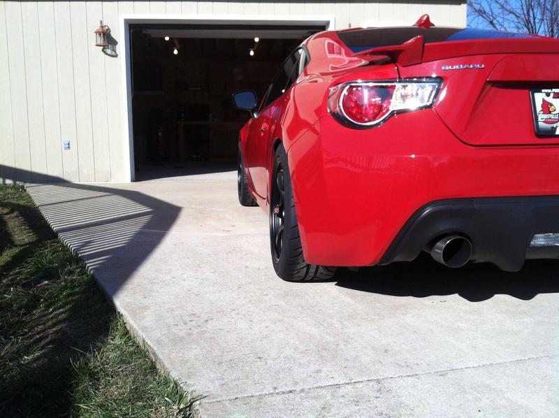 photo 2 Subaru BRZ custom wheels Gram Lights 57DR 17x9.0, ET +38, tire size 245/40 R17. x ET 